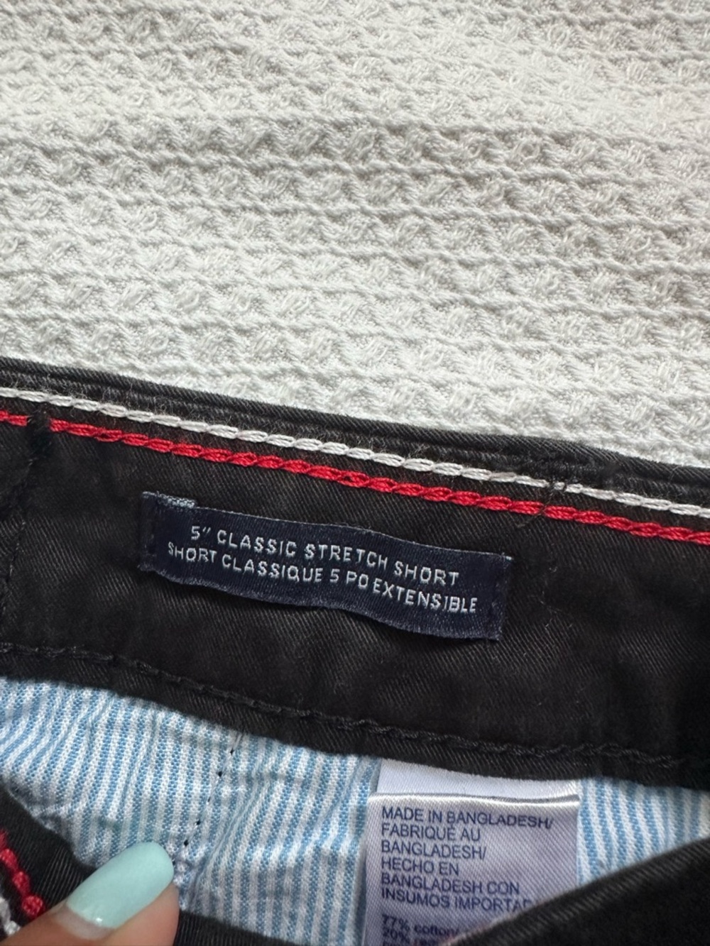 Tommy Hilfiger Classic Stretch Women's Shorts Lot of 2 Black White Size 0 Preppy - Picture 11 of 13